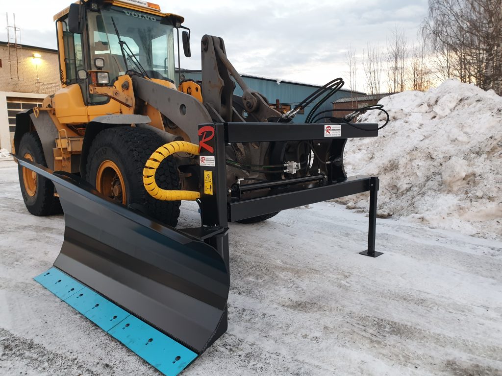 Breddingsvinge på hjullastare hos redskaparna