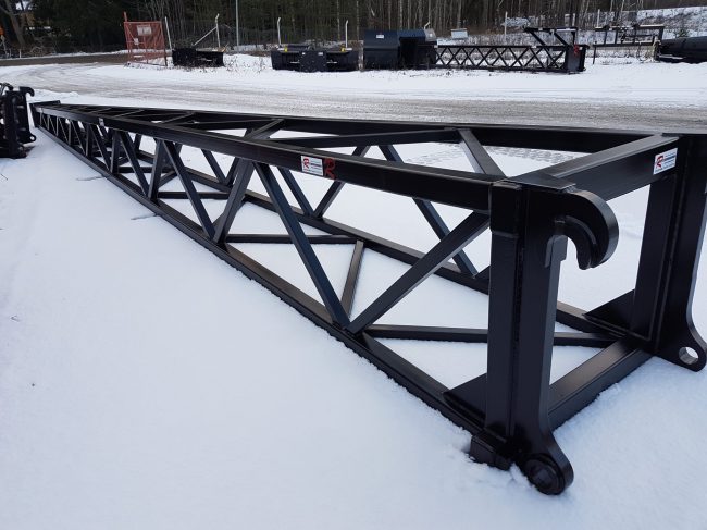 flisspjut från sidan